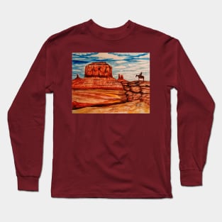 Monument Valley Scenic View Long Sleeve T-Shirt